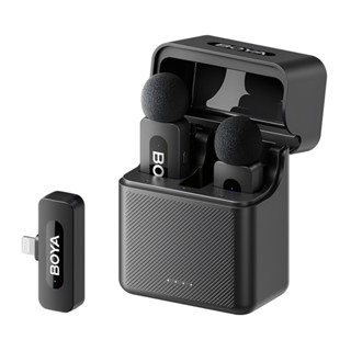 Microfone de Lapela Boya By-v3 Lightning p/iPhone Preto em Oferta na Shopee
