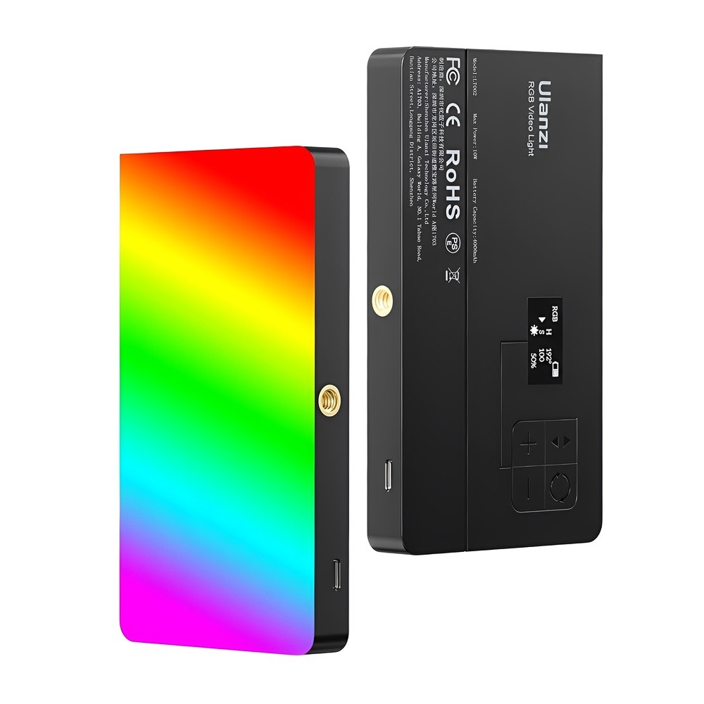 Luz de Led Rgb Ulanzi LT002 p/Estúdio Fotográfico Preto em Oferta na Shopee