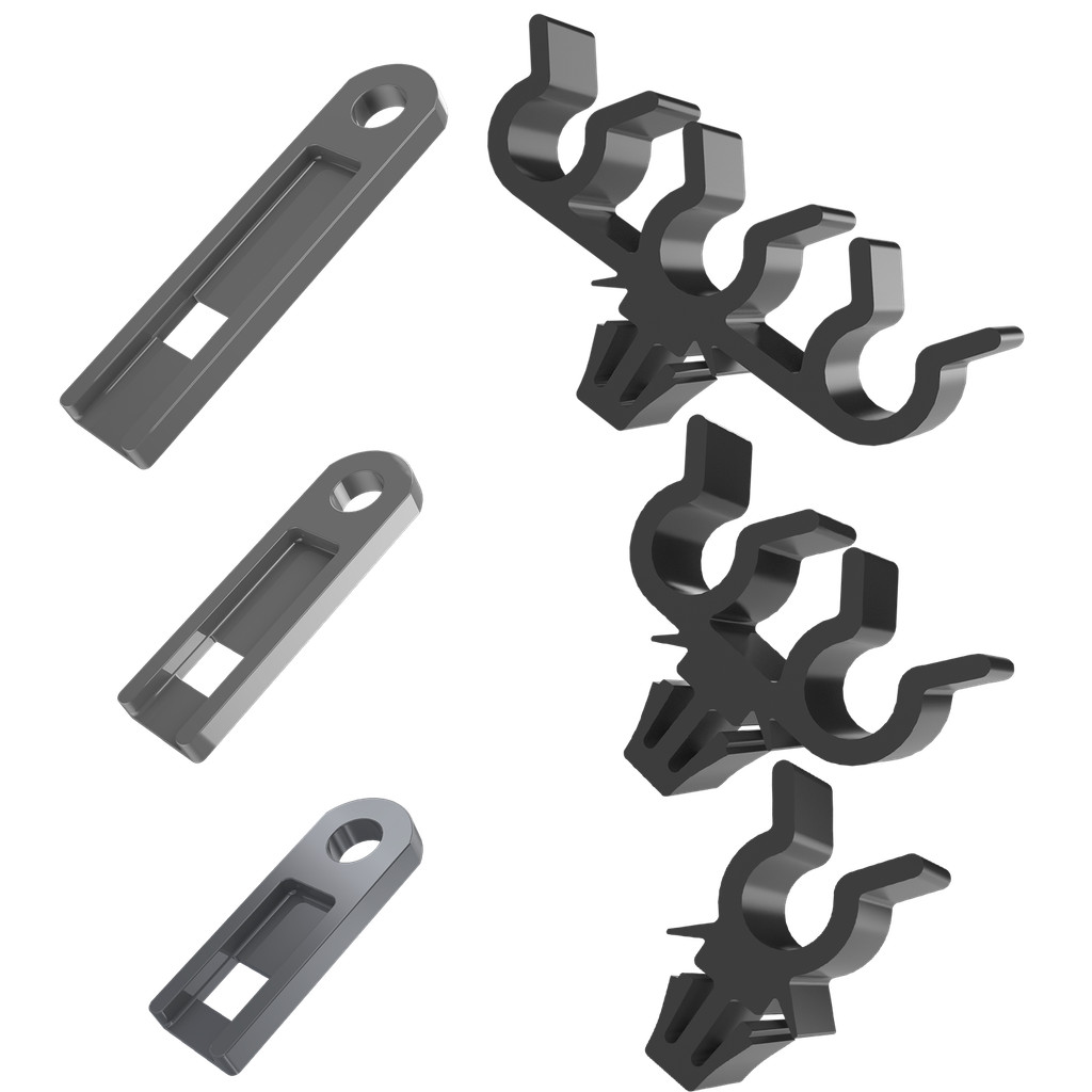 Kit Grampo Presilha Suporte Cabo Vela Corsa 94 95 a 10 11 12
