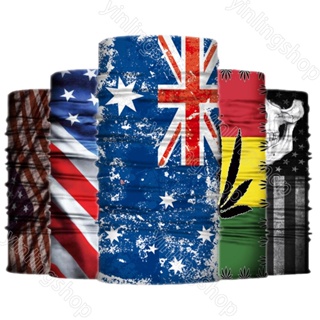 Bandeira Anti Poeira UV Buff Bandana Lenço De Cabeça Motocicleta Bicicleta Pesca Esporte Topeng Ao Ar Livre em Oferta na Shopee