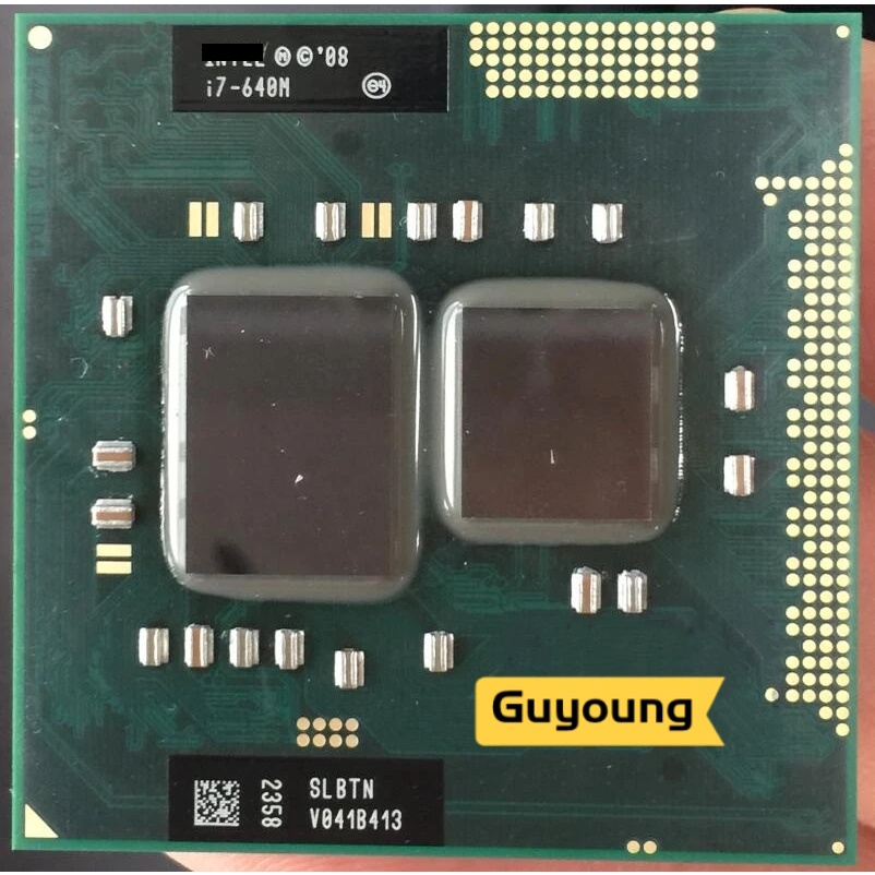 Processador Core i7-640M 4M Cache 2.8GHz 3.46Ghz SLBTN TDP 35W PGA988 CPU De Laptop Compatível HM55 HM57 QM57