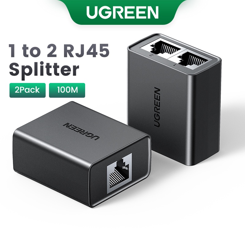 UGREEN RJ45 Conector Extensor De Rede Ethernet Extensão Para Cat7 Cat6 Cat5e Adaptador De Cabo Gigabit Fêmea em Oferta na Shopee