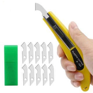 Cortador De Gancho Tábua De PVC Acrílico Plástico Plexiglass Ferramenta De Corte Com Lâminas De Substituição