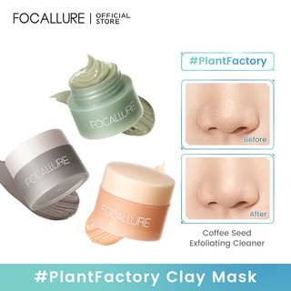 FOCALLURE Nature Care Máscara De Limpeza De Argila Anti Poros E Acne Profunda Clarificante Peeling Brilhante Lavagem De Lama em Oferta na Shopee