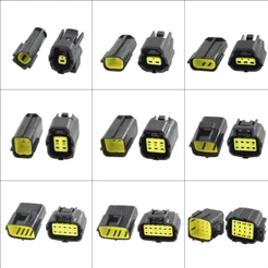 1 Conjunto1/2/3/4/6/8/10/12/16 Pinos Denso 1.8mm Conector De Fio À Prova D'água Elétrico Para Carro Chicote Com Vedação