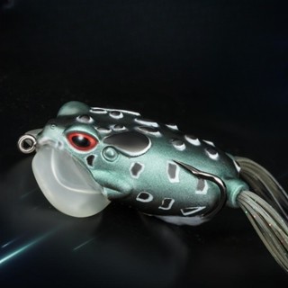 Topwater Bass Fishing Frog Lure Isca Pesa Flutuante Sem Ervas Daninhas Para Snakehead Salmon Truta Peixe-Gato , Pesca Em Água Doce Salgada