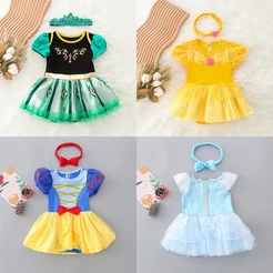 Cinderela Fofinha Vestido De Bebê Meninas Festa De Aniversário Fantasia De Princesa 3-18 Meses