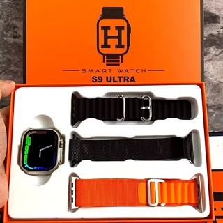 Smartwatch S9 Ultra 3 Straps Homens Mulheres 49MM Bluetooth Chamada De Freqüência Cardíaca Sem Fio Bracelete De 2,0 Polegadas HD S