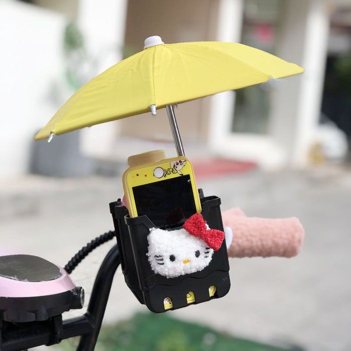 Suporte criativo de telefone celular para bicicleta elétrica Suporte para copos de água Suporte para garrafa de água para bicicleta Bateria Bicicleta Café Leite Suporte para chá Suporte para celular Suporte Universal para copos de bicicleta