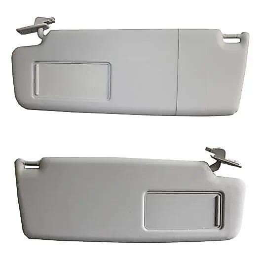 Para VW Tiguan 2009 2010 2011 2012 2013 2014 2015 Interior Sunvisor Com Espelho Lâmpada Montagem De Guarda-Sol Dianteiro