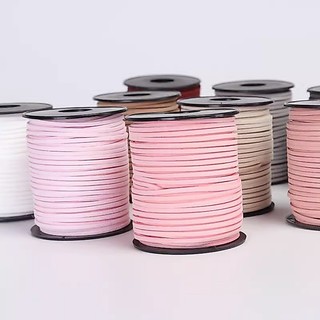 Fita de couro de veludo coreano, fita de veludo de pele de veado, cinto de camurça, Material de embalagem de flores, buq
