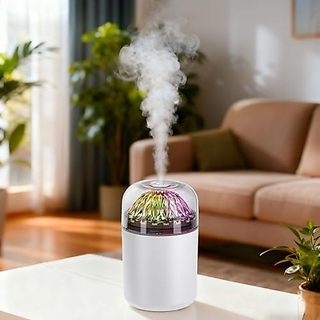 Mini Umidificador Pessoal Cool Mist-Para Plantas Com Luzes led , Umidificadores De Ar Portáteis usb Ultrassilenciosos , 