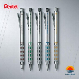 Pentel GraphGear 1000/Lapiseira Profissional/Ponta Retrátil/Corpo Metal/0.5mm