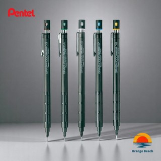 Pentel Graph 1000 For Pro/Lapiseira Profissional Japonesa/0.3-0.9mm 5 Tamanhos/Corpo Metal