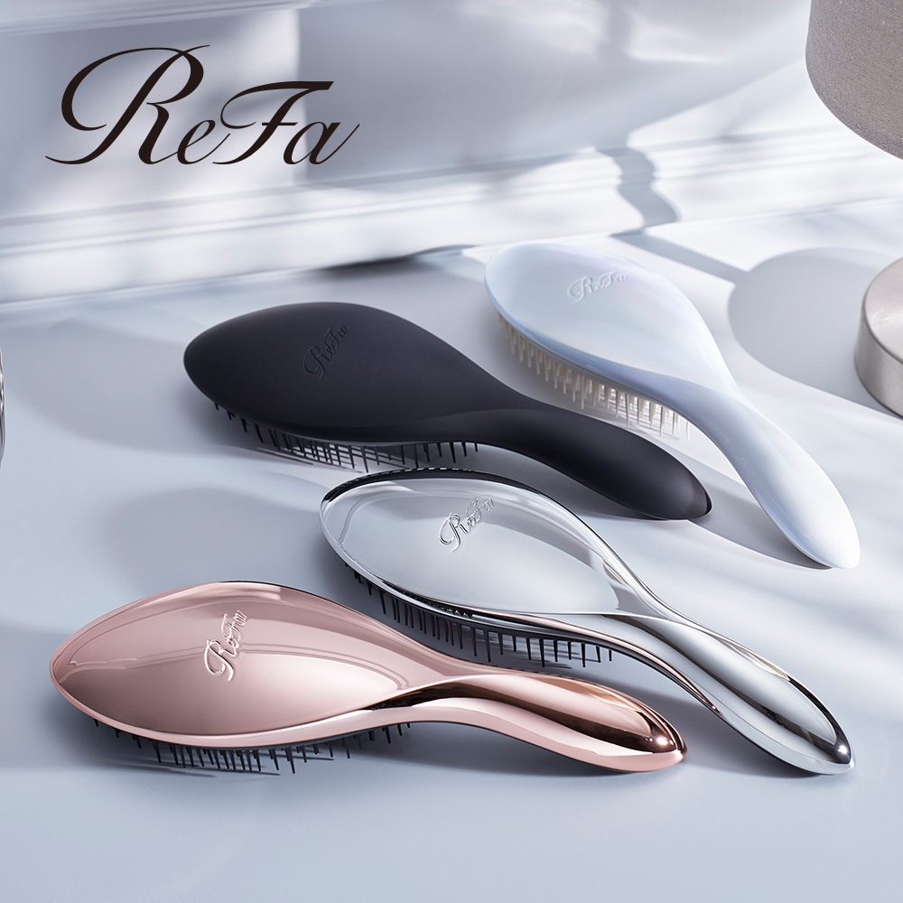 ReFa Aile Brush | 7 Types Detangling Triple Layer Pins Round Fit Scalp Care Ray Boar Bristle Glossy Smooth from Japan