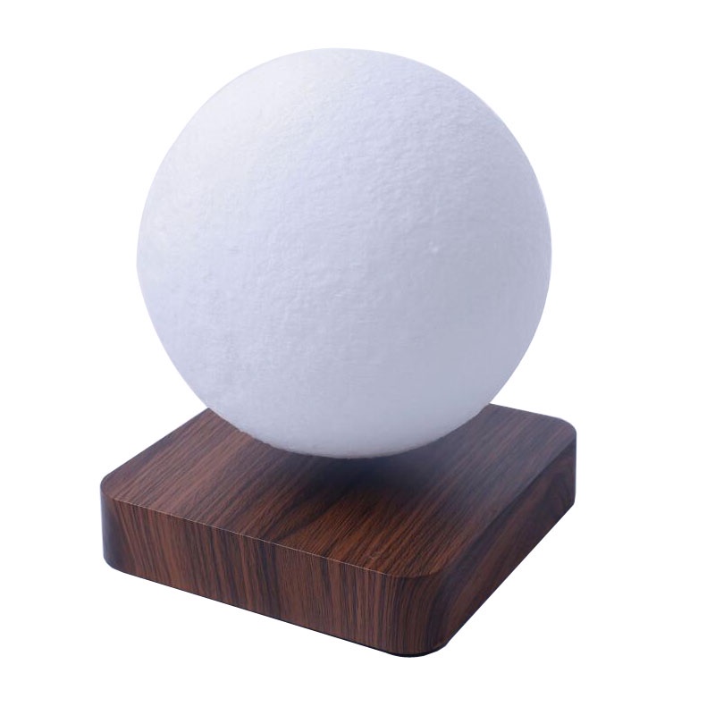 Nova Impressão 3D LED Luz Nocturna De Leds Lâmpadas Lunares De Levitação Magnética De Palha De Toque 3 Cores Flutuantes Rotativas De Atmosferas