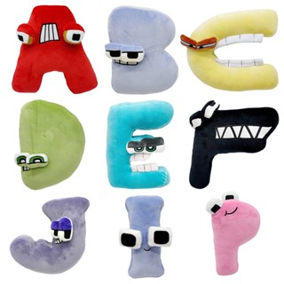Alfabeto Brinquedos De Pelúcia Lore Plush A-Z Inglês Carta Animal Plushie Doll Toys Gift for Children Educational Gifts