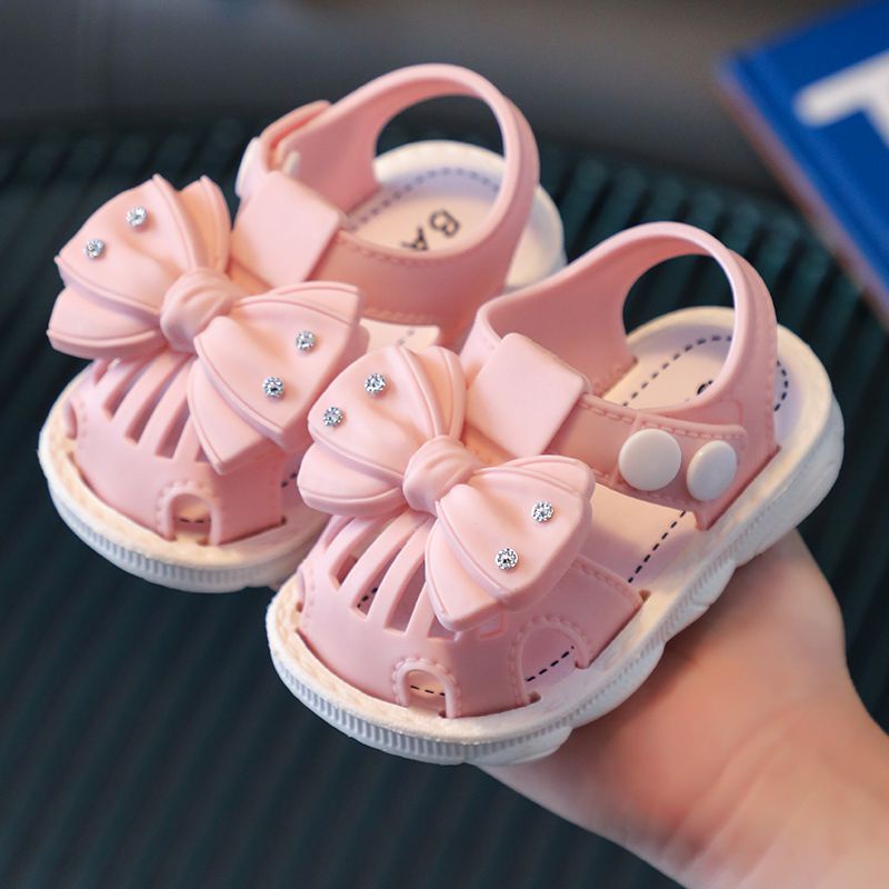 Sandálias Com Fivela De Moda Para Bebês 0-2 Anos Summer Little Kids Solas Suaves E Grossas Sapatos Fofinhos