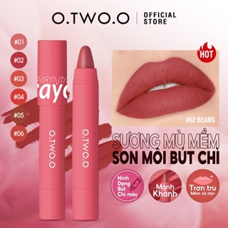 O.TWO.O Caneta De Batom De Veludo Fosco Alto Pigmento Maquiagem Labial Macia 6 Cores
