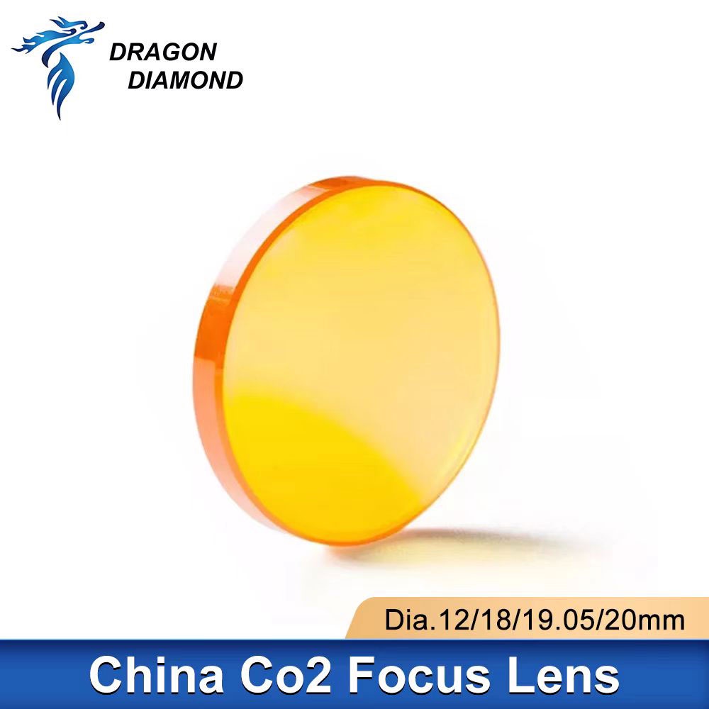Lente De Foco De Diamante Drangon China PVD ZnSe DIA 12-20 FL 38.1-127 Mm Para Máquina De Corte E Gravação A Laser CO2 em Oferta na Shopee