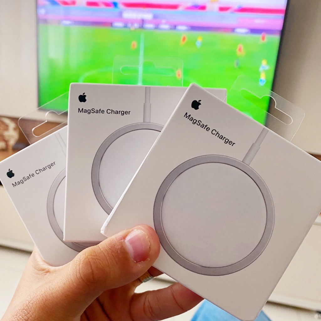 Carregador Rápido Sem Fio Original Apple Magsafe De 15W Com Ímã Magnético