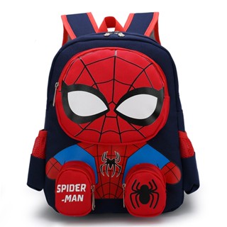 Desenho Animado Mochila Homem-Aranha De Volta À Escola Para Crianças Meninos Meninas Nylon Anime
