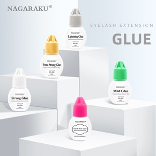 Cola NAGARAKU Para Extensões De Cílios Adesivos De Baixo Cheiro Seco Rápido 5ml