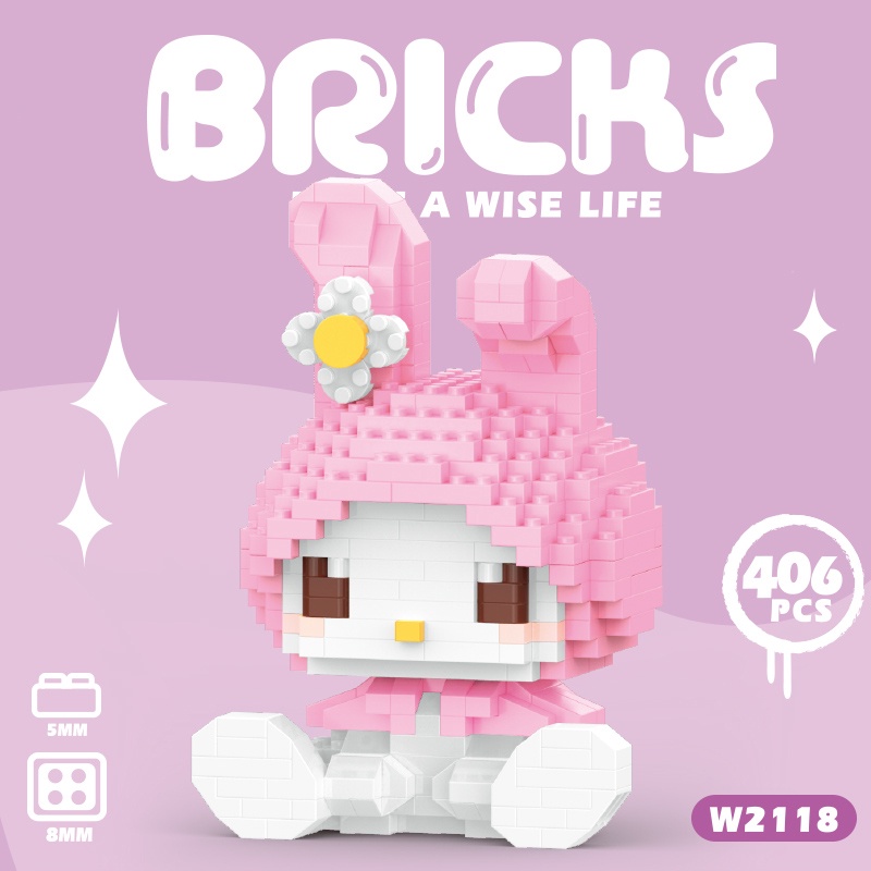 Presente De Brinquedo Para Coelho Bonito De Construção animal