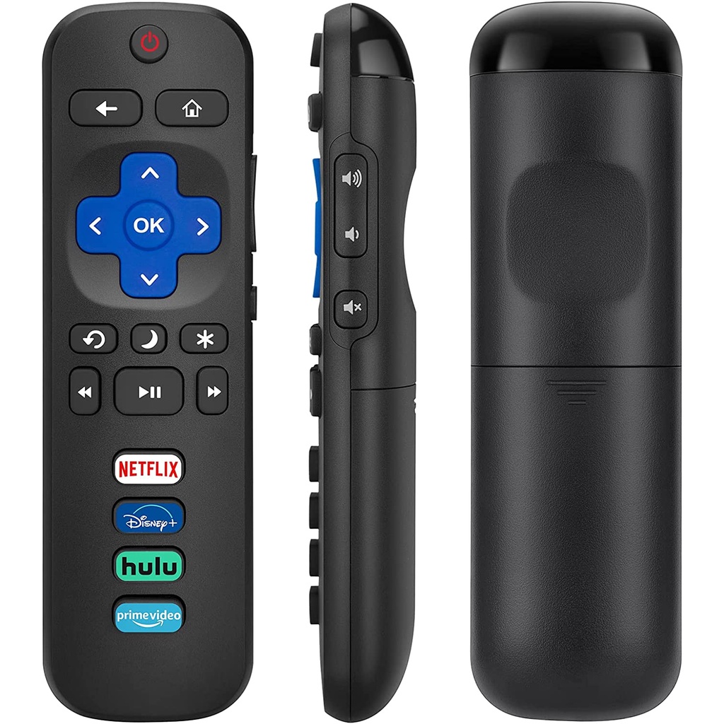 Novo Substituto RC280 RC282 Compatível Com TCL-Roku-TV-Remote , Universal for Hisense , Onn , Sharp , Philips TVs Netflix , Disney Hulu , Primevideo Buttons
