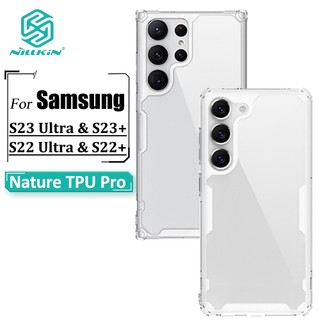 Nillkin Natureza Pro Caso Samsung S25 Ultra S24 S23 Plus S22 Ultra Luxo Macio TPU Capa Traseira em Oferta na Shopee
