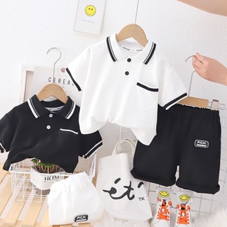 Roupas De Verão Para Bebês Meninos Em Forma De T Conjuntos