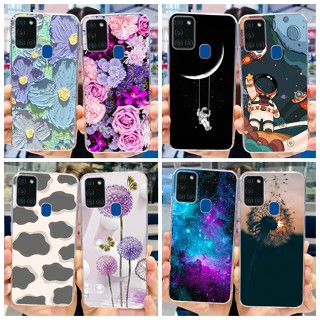 Capa De Silicone Transparente Samsung Galaxy A21s SM-A217F Macia Para Astronauta A21s A217F