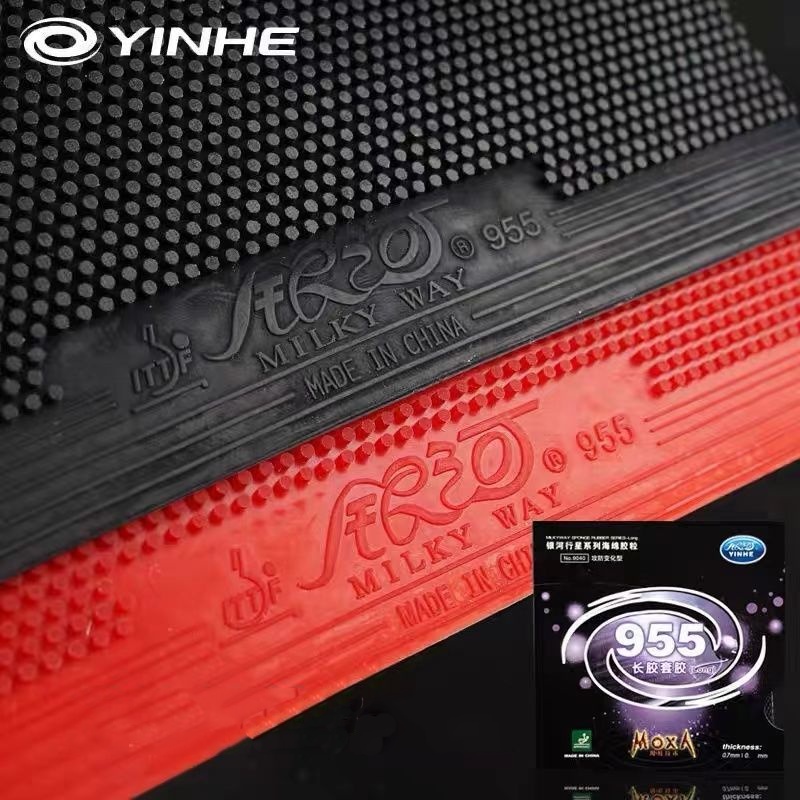 YINHE 955 Borracha De Longa Controle Defensivo De Borbulhas Galáxia Original Pips Mesa Ping Pong Esponja
