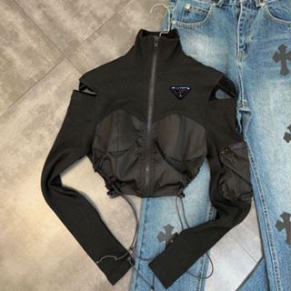 Novo Estilo Pra * * * Zipper Strapless Top