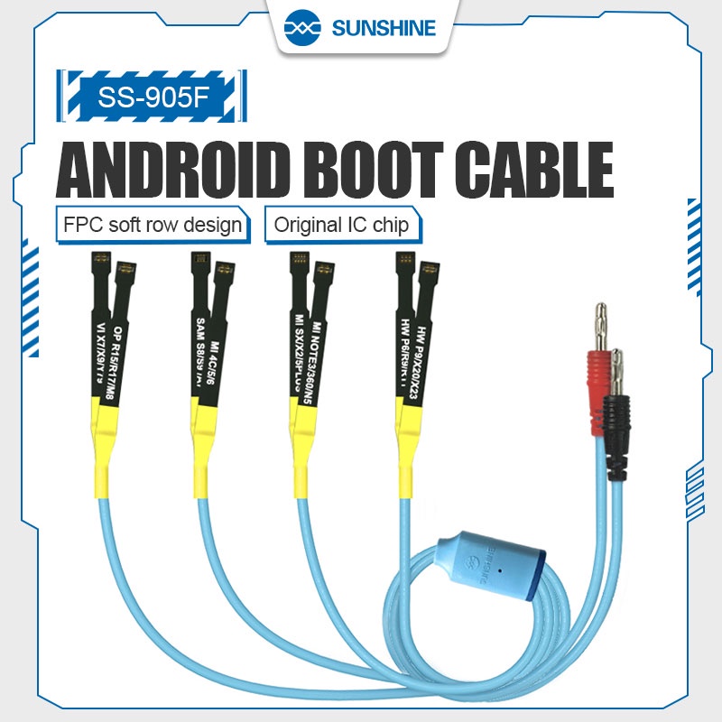 Para Telefone Celular Android Cabo De Teste De Fornecimento De Energia DC Reparo iBoot Line SUNSHINE SS-905F Ferramenta Manual em Oferta na Shopee