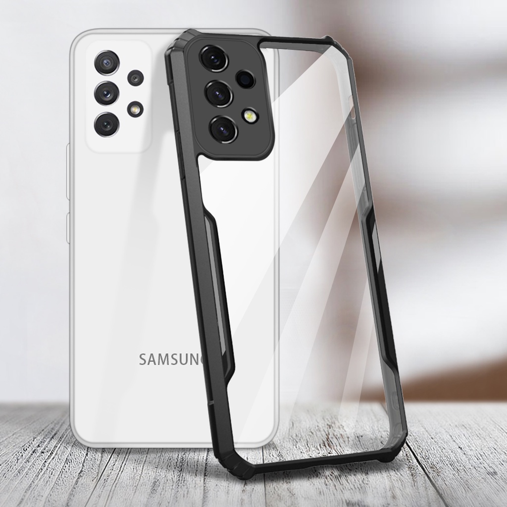 Caixa Transparente À Prova De Choque Samsung Galaxy A73 A53 A72 A52S A52 A33 A32 A24 A23 A14 A13 4G 5G Tampa Acrílica