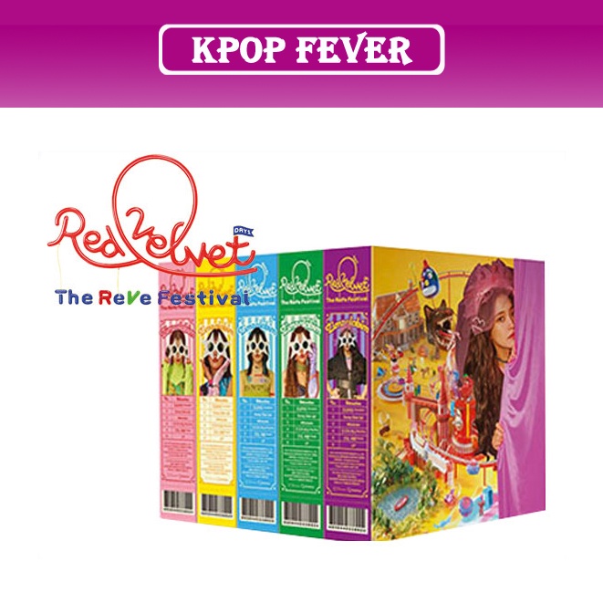 Red Velvet-O Dia 1 Do Festival ReVe (Ver .) Álbum CD BOOKLET Fotocard Selado