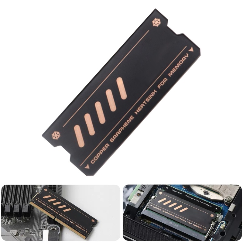 Dissipador De Calor De Cobre BT Para Laptop Notebook SSD Almofada Térmica Cartão De Memória Refrigerador Radiador Revest