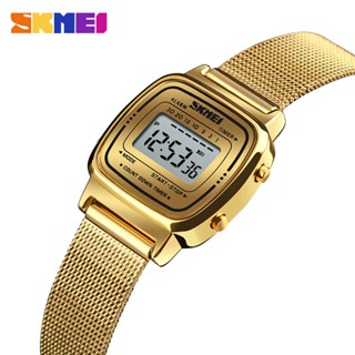 SKMEI 1252 Relógio De Luxo De Marca Top Brand Relógios Eletrônicos De Moda Feminina 3Bar À Prova D