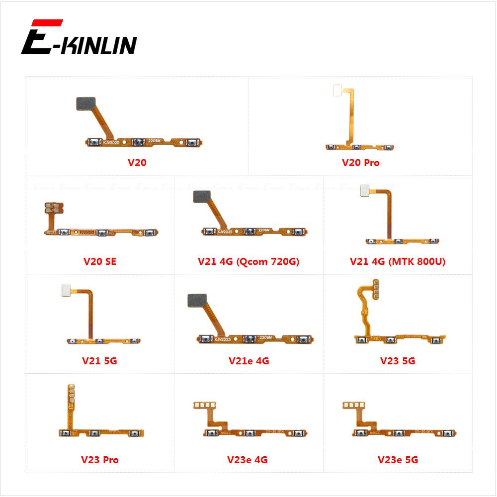 Interruptor Liga/Desliga Botão Cabo Flexível Fita Para Vivo V23e V23 V21e V21 4G 5G V20 SE Pro Mudo Silêncio Volume Chav