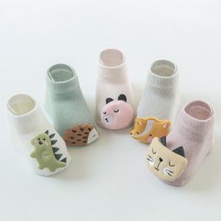 Meias Antiderrapantes Para Bebês Com Design Bonito De Desenho Animado Primeiros Caminhante...