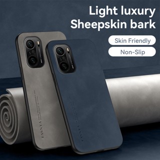 Capa poco F3 C40/F4/F5/M3 Pro 5G/M4/X4 Para Telefone Sheepskin Leather Silicone Macio Proteção Total Das Lentes À Prova De Choque