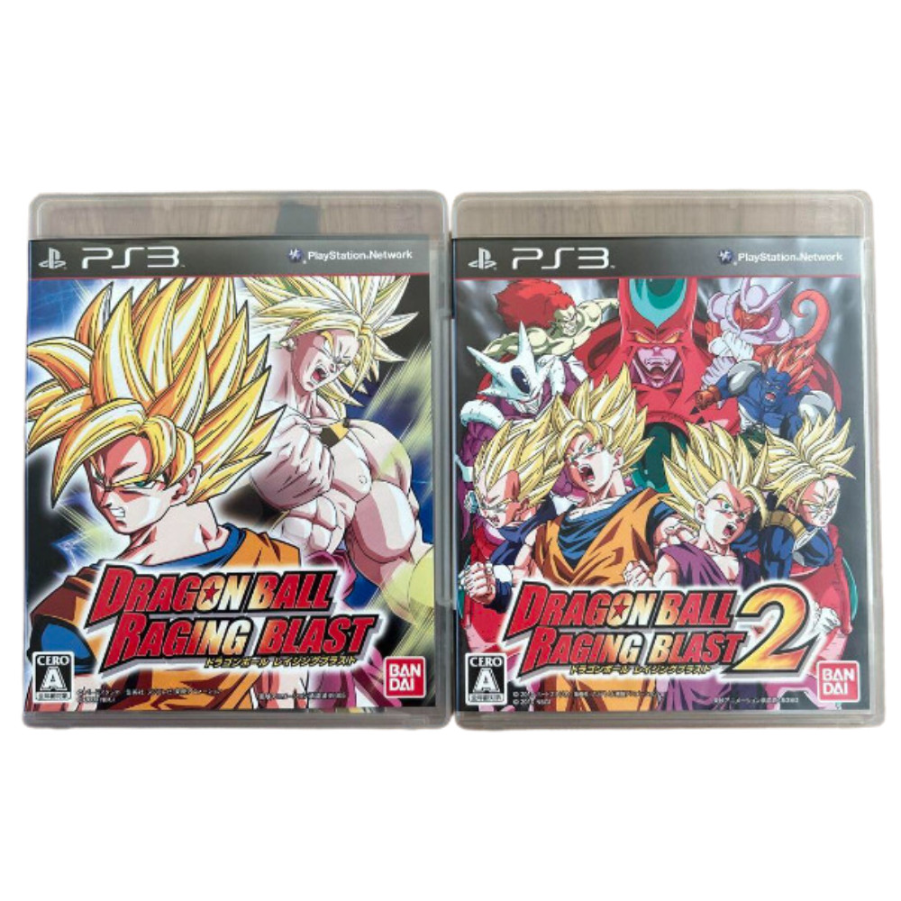 Used PS3 Dragon Ball Raging Blast & Raging Blast 2 set of 2 PlayStation 3 JP games