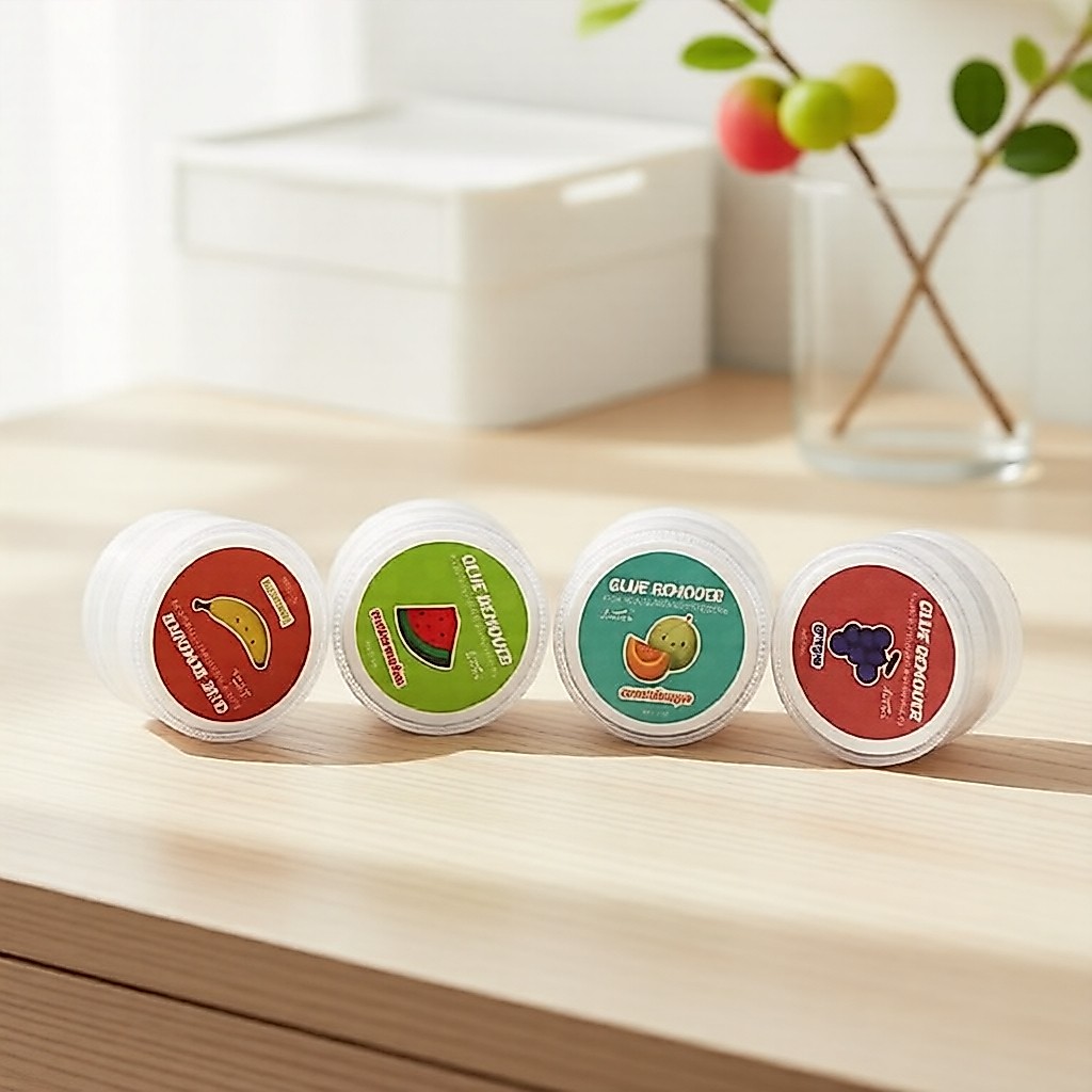 Removedor de Maquiagem para Olhos com Fragrância de Frutas Suave, Não Irritante e de Ação Rápida para Cílios Postiços