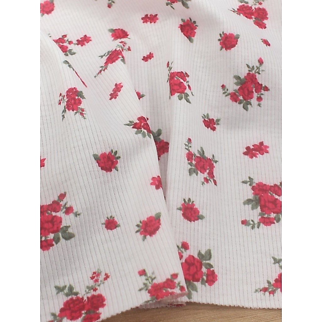 Fundo branco macio penteado Pit listras estiramento malha impressa tecido superior roupas Cardigan Shorts camiseta tecid