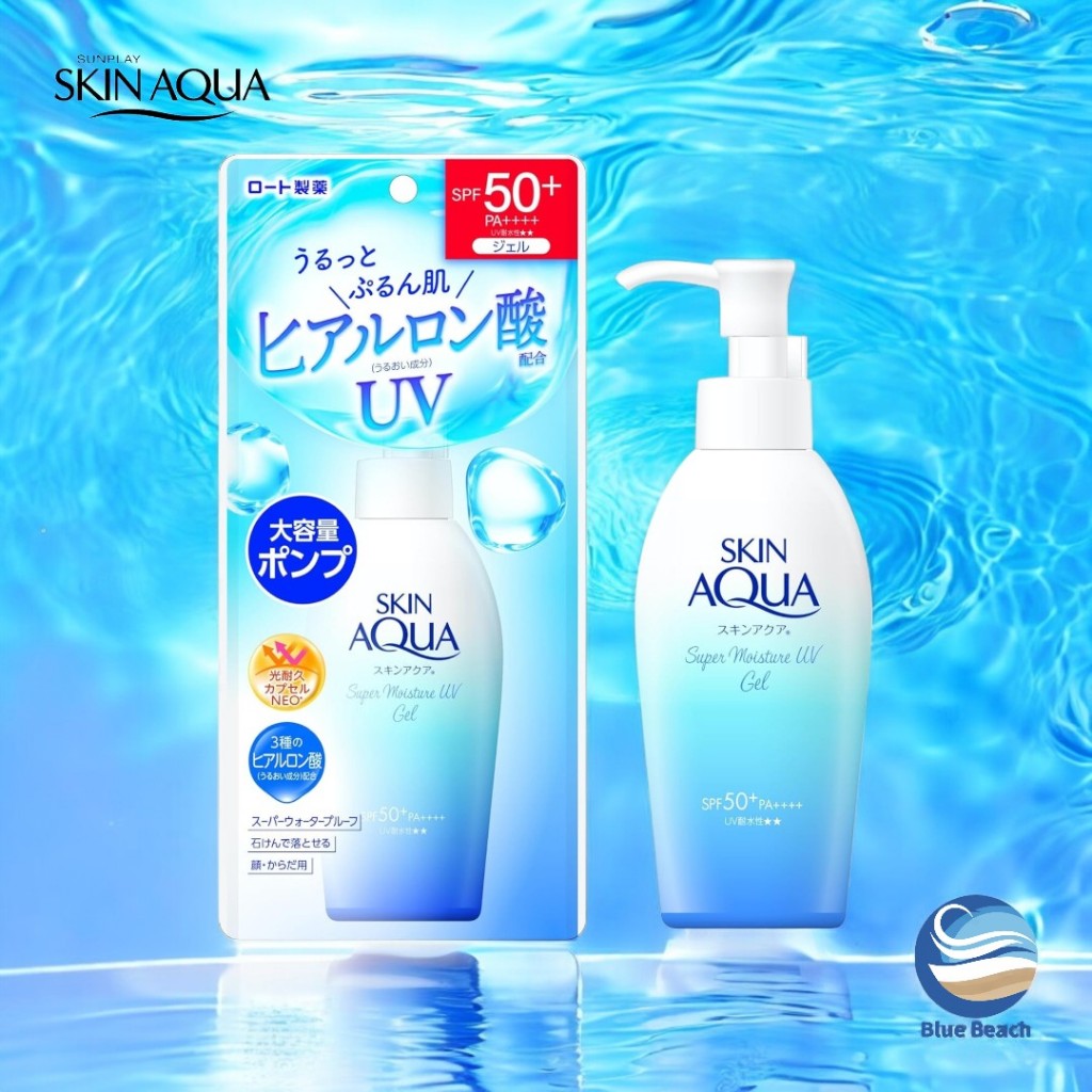 Skin Aqua Super Moisture UV Gel SPF50+ PA++++/Acido Hialuronico Triplo/110g 140g/Rohto Japan