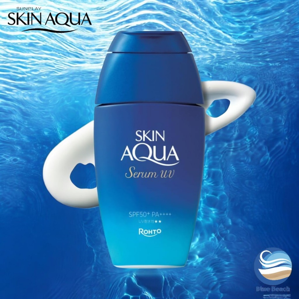 Skin Aqua Hyaluron Serum UV/SPF50+ PA++++ 70g/3 Tipos Acido Hialuronico/Sem Alcool/Japao