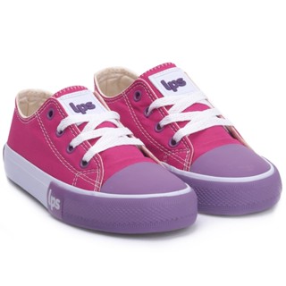 Tênis Feminino Casual De Lona LPS Star - Pink/uva