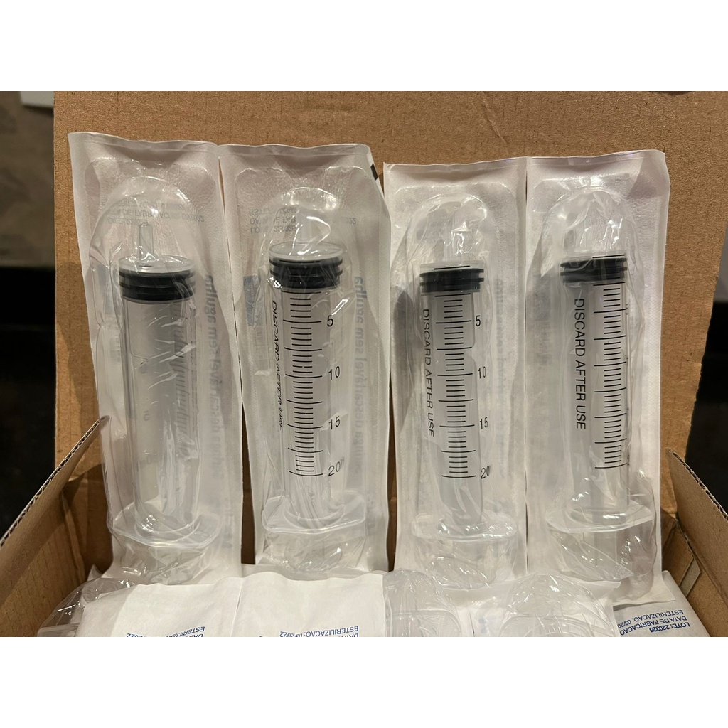 Detalhes do Seringa Descartavel 20ML Luer SLIP ESTÉRIL - MEDIX C/ 50 UND