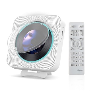 Leitor De CD Com Controle Remoto , Bluetooth Montado Na Parede Visor LCD Tampa De Poeira , Multi em Oferta na Shopee